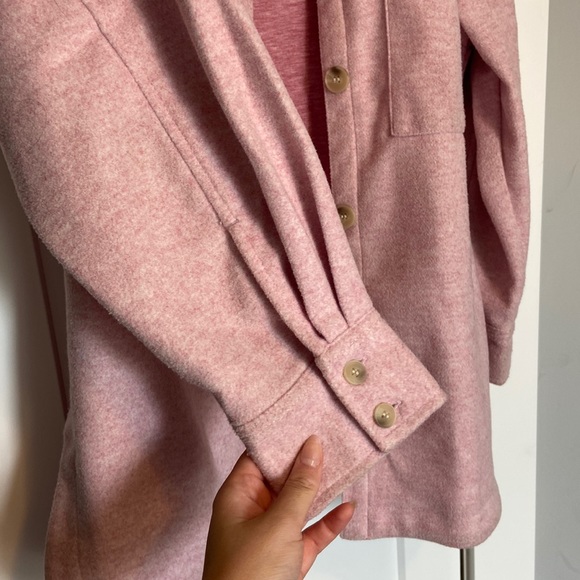 pink shacket - Picture 4 of 5